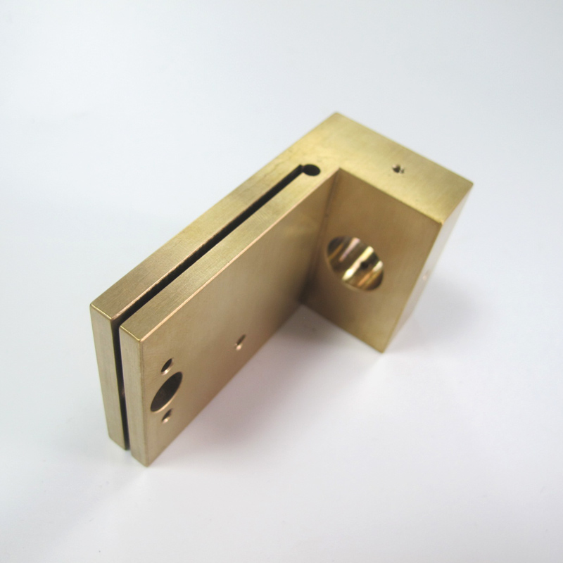 Brass H59 Part__3 Axis CNC Milling_Wire EDM_As Machined