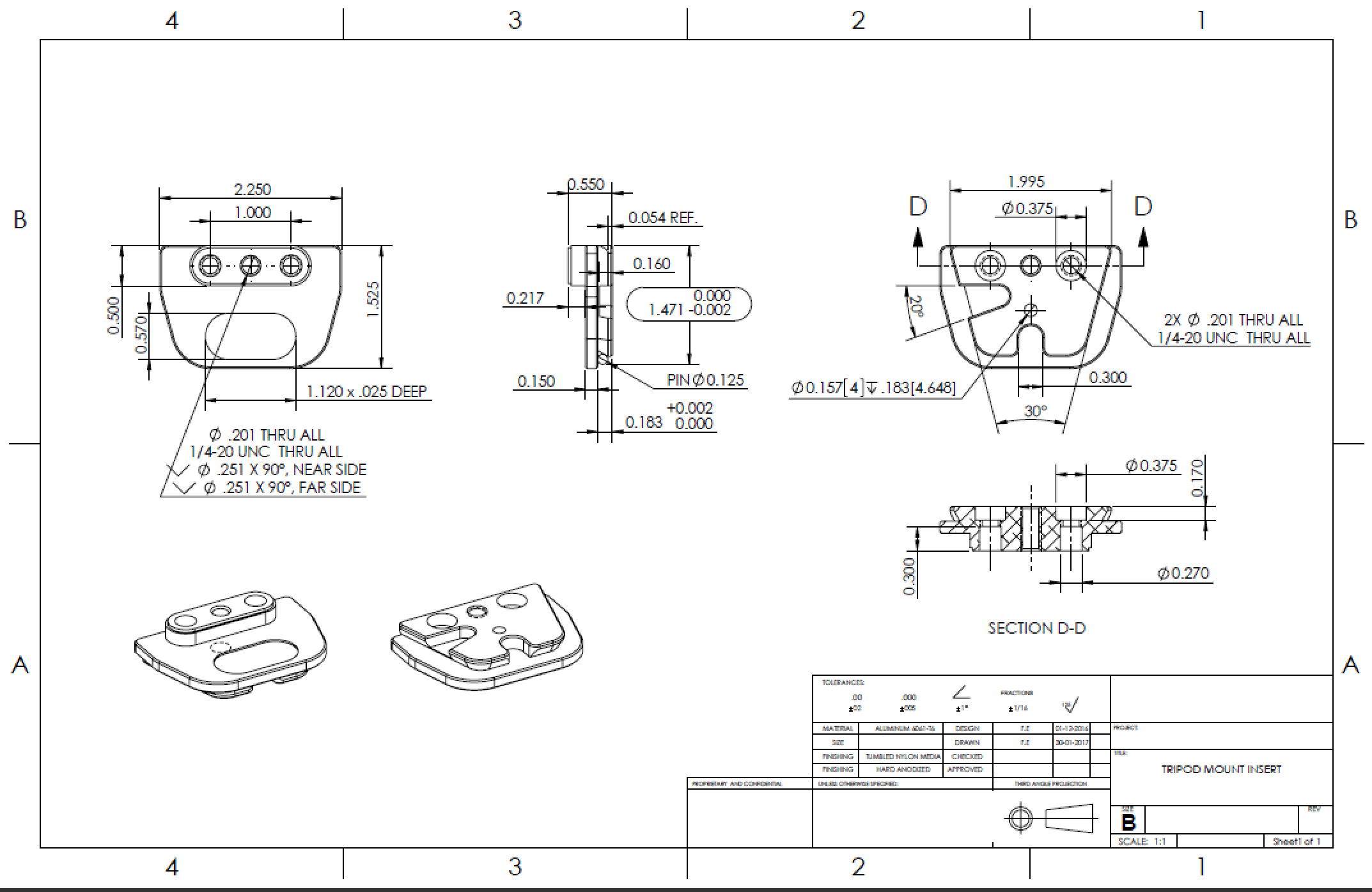 engineering drawing components and tips