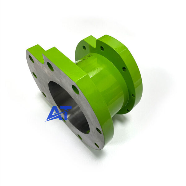 1045 steel part cnc turning 3 axis cnc milling green powder coating