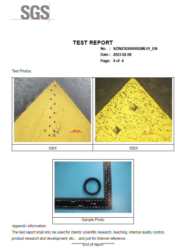 metallographic examination report 3