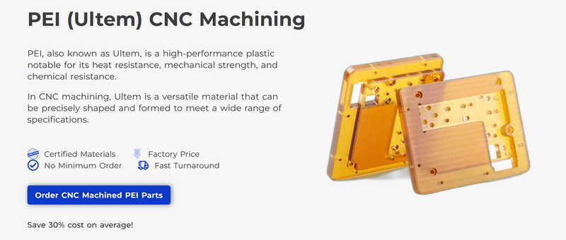 pei cnc machining service