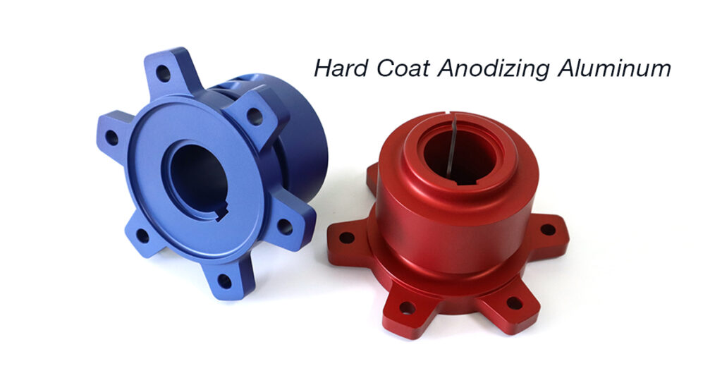 precision cnc aluminum parts with hard anodized coating