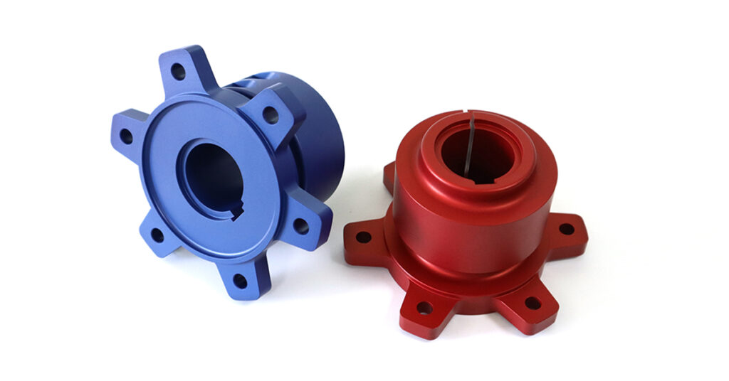 precision cnc aluminum parts with hard anodized coating