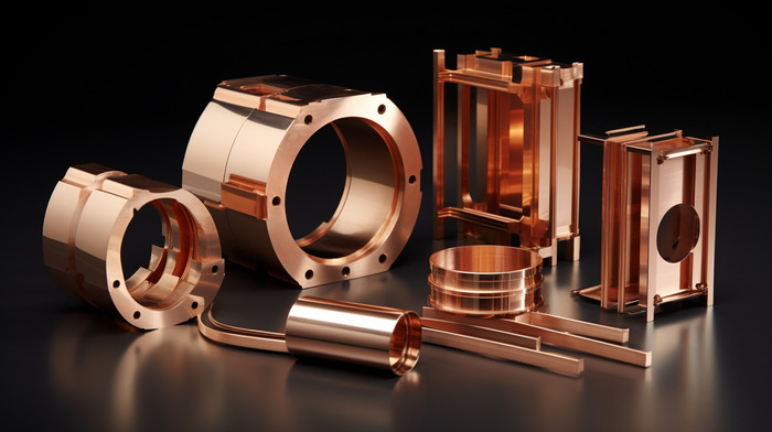 cnc machined copper microwave and rf waveguides parts
