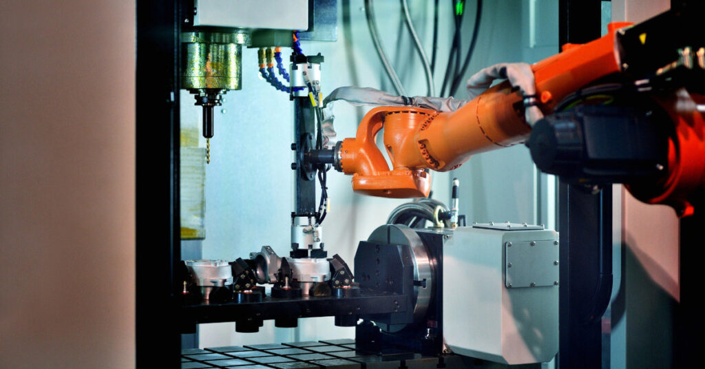 cnc robotics meets cnc machining