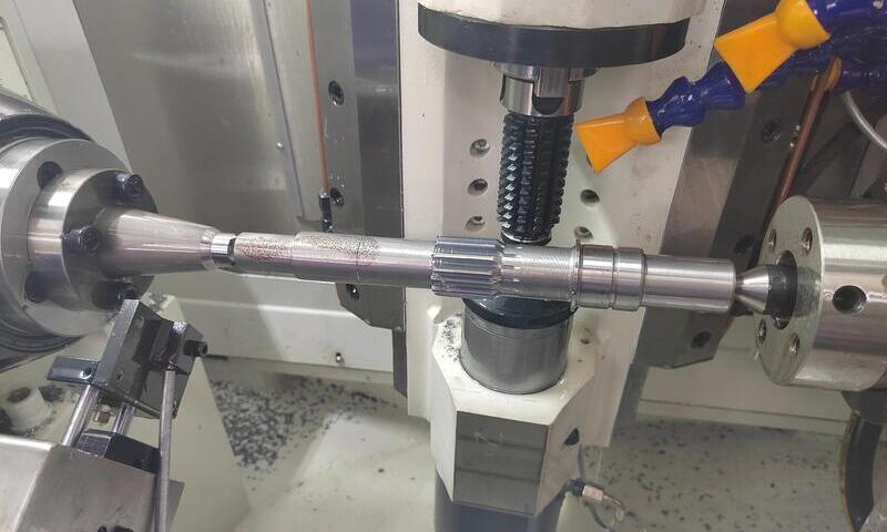 splined shafts cnc machining