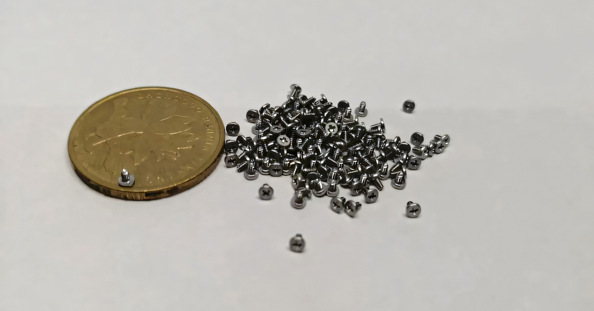 titanium alloy custom micro screws