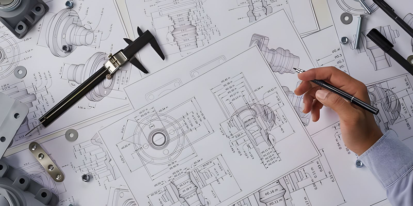accurate engineering drawings are a prerequisite for precision machining