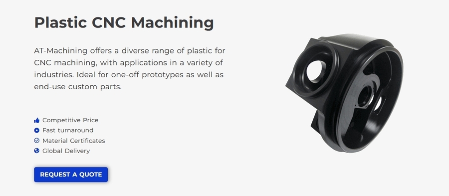 at machining plastic cnc machining