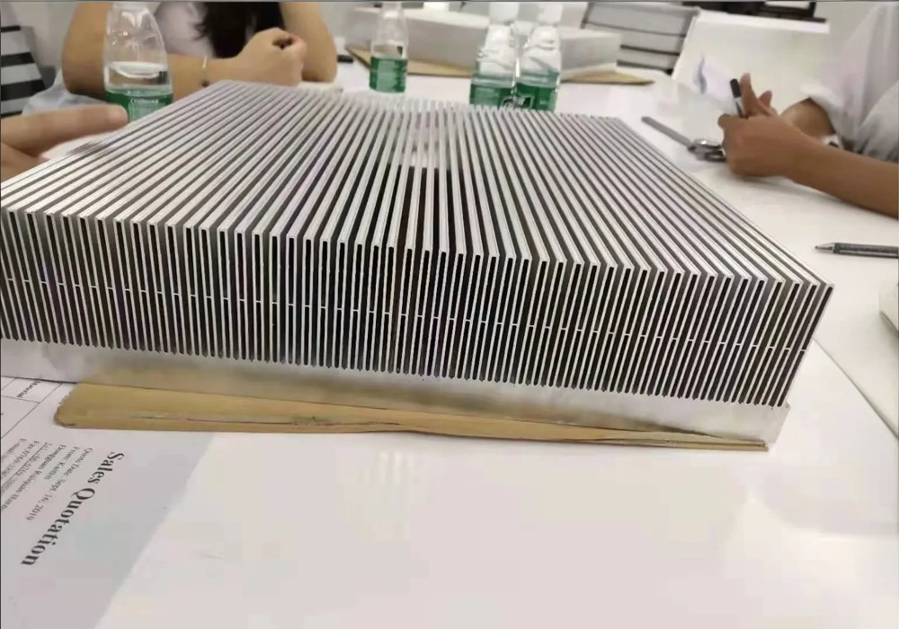 aluminum heatsink prototype