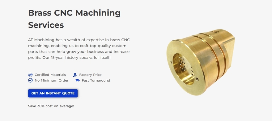brass cnc machining services
