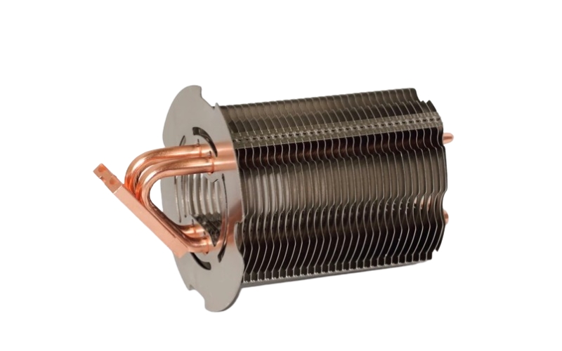 zipper fin heat sinks