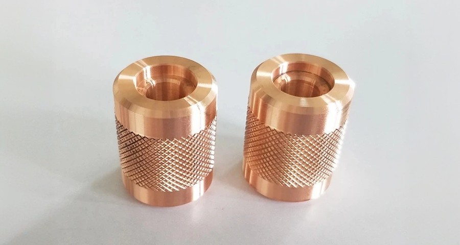 copper cnc machined parts