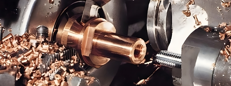 copper cnc turning